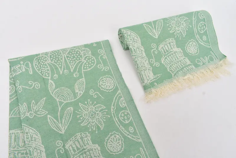 Personalized Hand Towel, Best Friend Gift, Bridal Party Gifts, 28x20 Cotton Italian Symbols Design Towel, Personalized Gifts, Monogram Hand Towel - 8