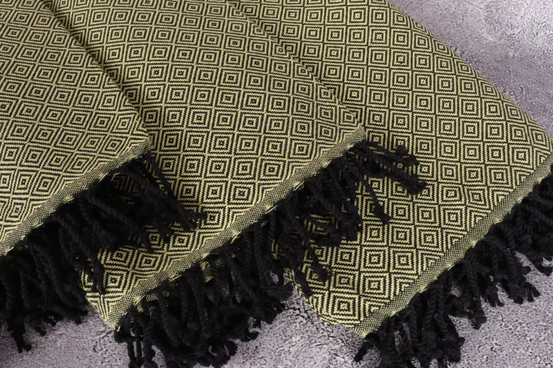 Travel Towel, Monogram Beach Towel, Girl Trip Party Favor, Bridesmaid Gifts, 70x40 Cotton Diamond Towel, Maid Of Honor Gift, Turkish bath towel - 5