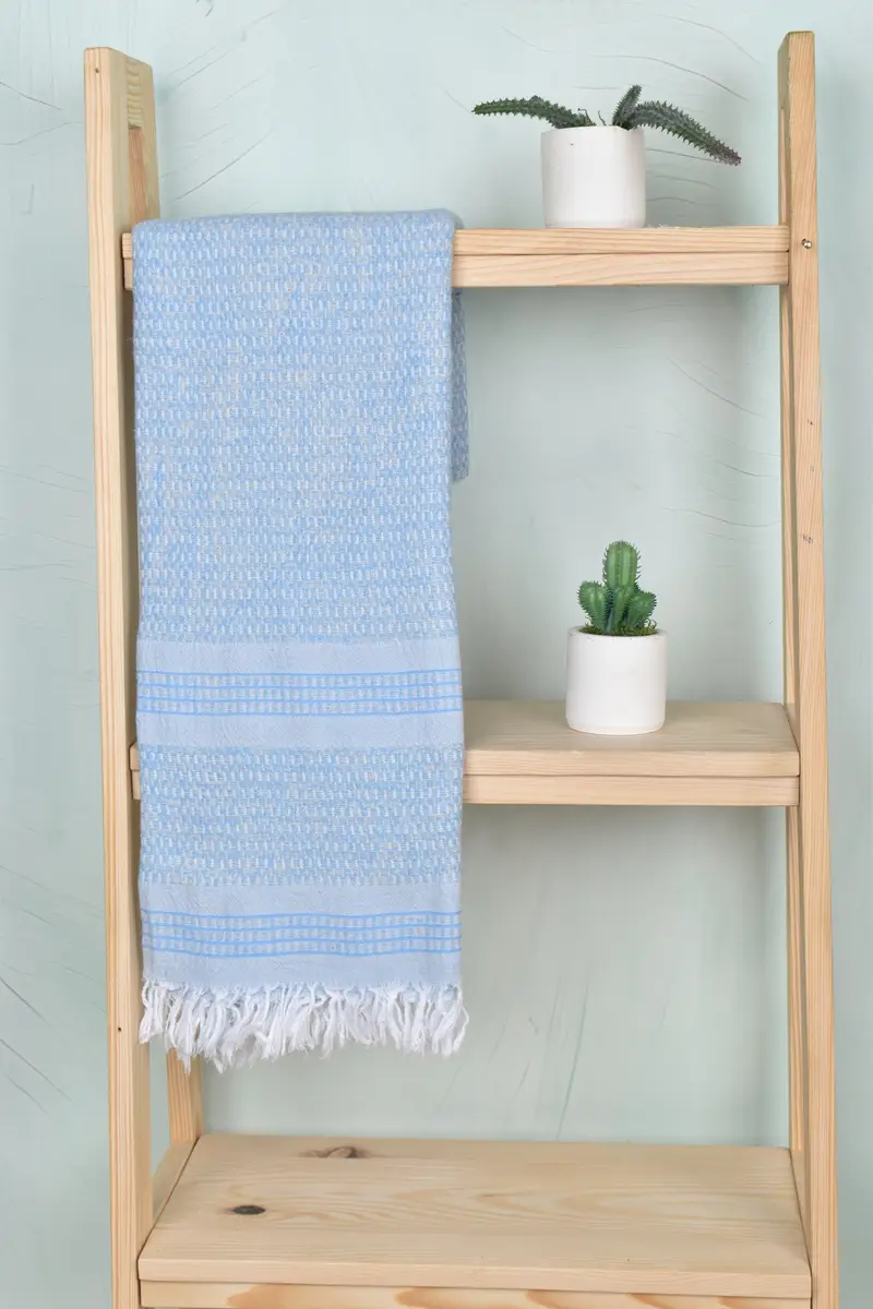 Embroidered Towel, Custom Towel Beach, 70x36 Linen Striped Towel, Gift For Best Friend, Eco-Friendly Turkish Towel, Cotton towel, Bachelorette Gifts - 8