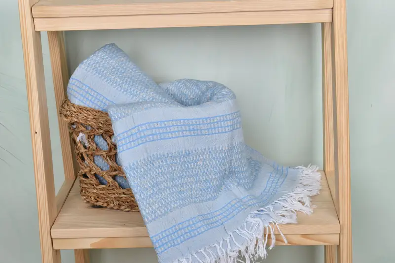 Embroidered Towel, Custom Towel Beach, 70x36 Linen Striped Towel, Gift For Best Friend, Eco-Friendly Turkish Towel, Cotton towel, Bachelorette Gifts - 4