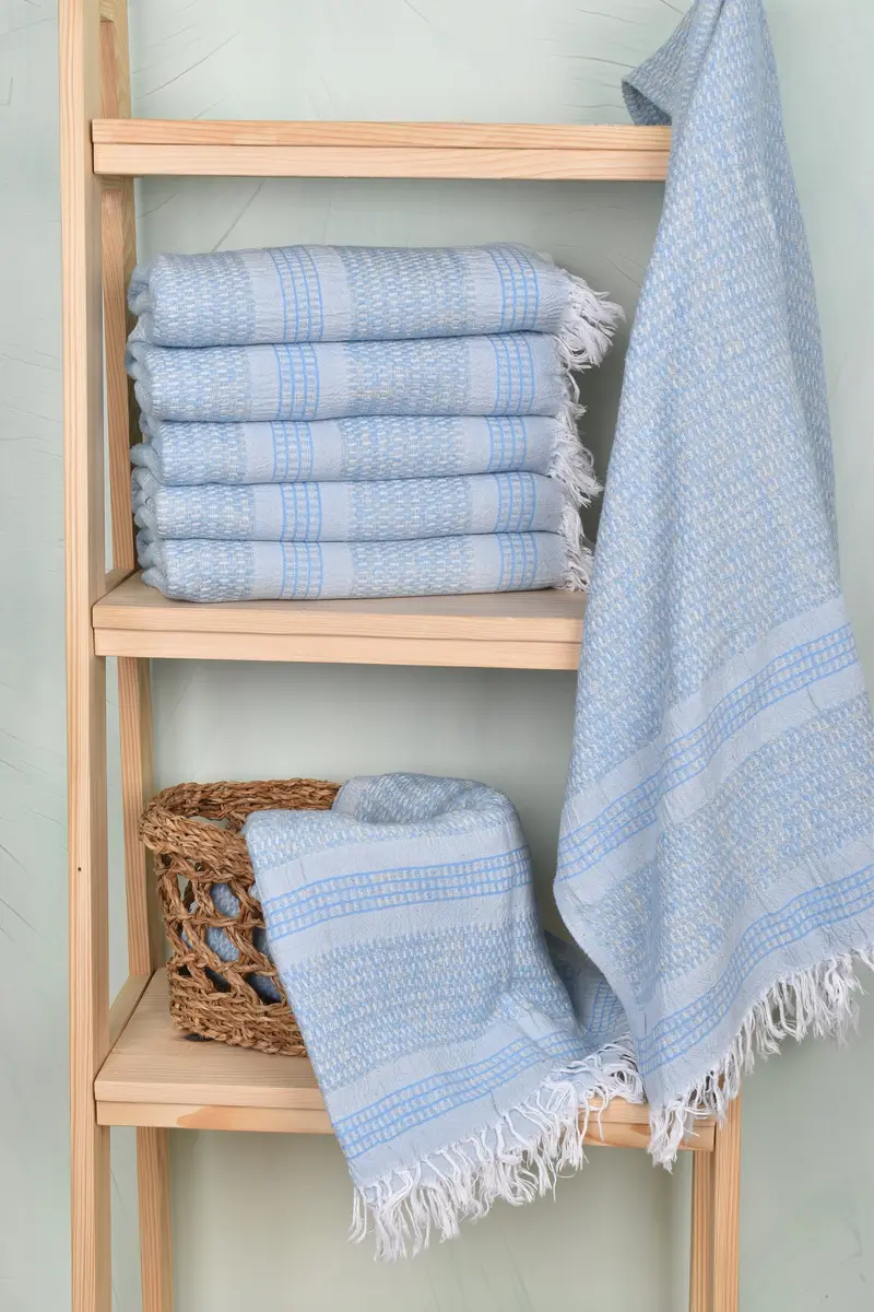 Embroidered Towel, Custom Towel Beach, 70x36 Linen Striped Towel, Gift For Best Friend, Eco-Friendly Turkish Towel, Cotton towel, Bachelorette Gifts - 3