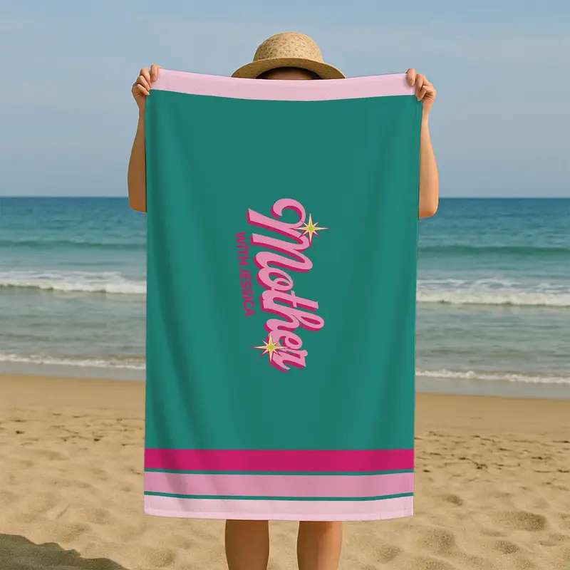 Organic Cotton Beach Towel, Perfect for Sunny Days by the Sea - 1