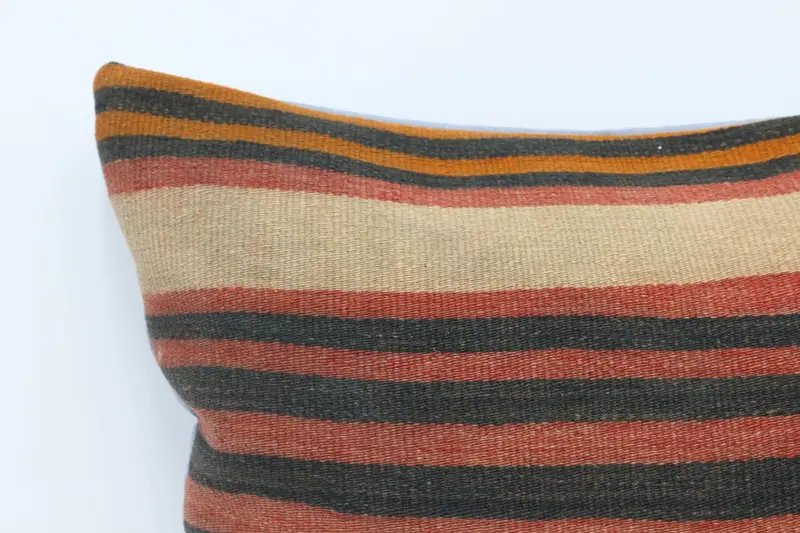 Vintage Kilim Pillow, Aesthetic Pillow Cover, Cushion Cover, 28x28 Red Cushion Case, Interior Designer Pillow, Seat Cushion Case, Boho Pillow - 2