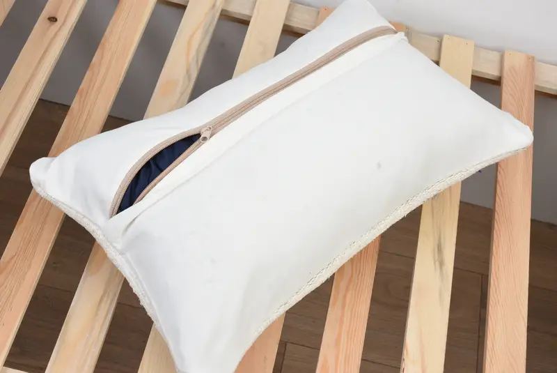 12x20 White Pillow, Home Decor Pillow, Outdoor Cushion, Outdoor Bolster Pillow, Vintage Kilim Pillow, Cushion Case, Interior Designer Pillow - 8