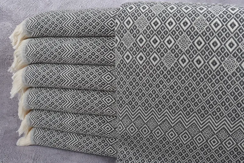 Handmade Gift, Spa Towel, Gift Towel, Valentines Day Gift For Her, Peshtemal Towel, Wedding Favors, 70x40 Cotton Diamond Towel, Organic Cotton Towel - 1