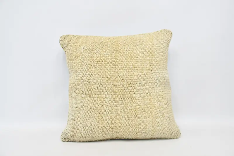 Cushion, Kilim Cushion Sham, Handmade Kilim Cushion, Designer Throw Cushion Cover, Pillow for Sofa, 24x24 White Cushion Case, Accent Pillow Case - 1