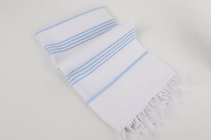 Embroidered Beach Towel, 70x40 Cotton Striped Towel, Bachelorette Favor, Personalized Wedding Gift, Bachelorette Party Gift, Bridal Shower Favors - 6