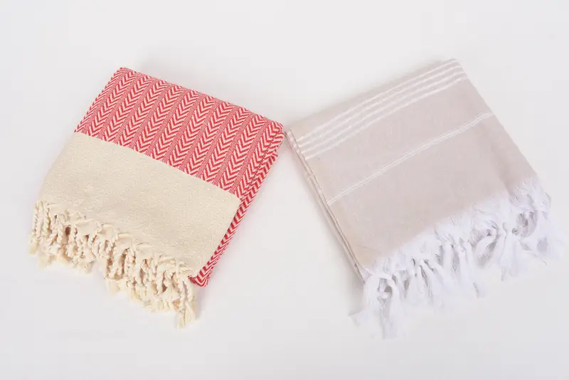 70x40 Cotton Set of 10 Towel, Thin towel, Bridesmaid Gifts, Sand-free towel, Gym Towel, Mother Of The Groom Gift, Turkish Beach Towel Monogram - 6