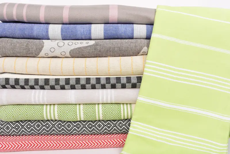 70x40 Cotton Set of 10 Towel, Thin towel, Bridesmaid Gifts, Sand-free towel, Gym Towel, Mother Of The Groom Gift, Turkish Beach Towel Monogram - 2