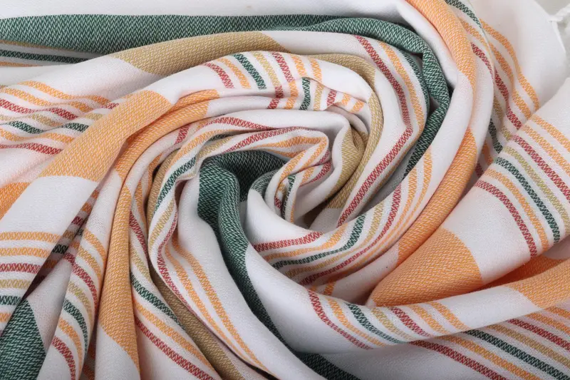 Custom Gift, Absorbent towel, 76x38 Cotton Striped Towel, Custom monogram Turkish beach towel USA, Merry Christmas Gifts, Embroidered Towel - 6