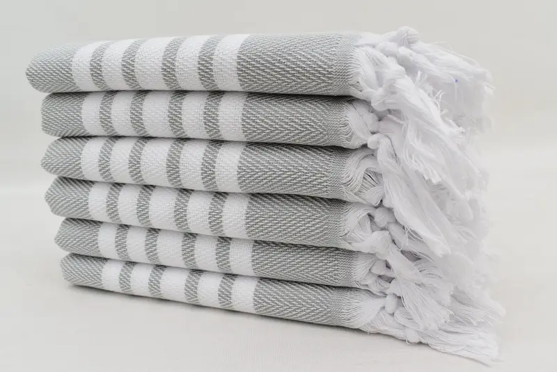 Gift For Him, Bathroom Hand Towel, Turkish Hand Towel, Gift For The Home, Personalized Gift, 40x20 Cotton Zig zag Towel, Personalized Kitchen Towel - 5