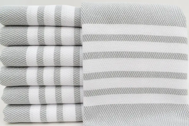 Gift For Him, Bathroom Hand Towel, Turkish Hand Towel, Gift For The Home, Personalized Gift, 40x20 Cotton Zig zag Towel, Personalized Kitchen Towel - 2