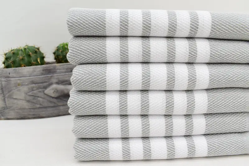 Gift For Him, Bathroom Hand Towel, Turkish Hand Towel, Gift For The Home, Personalized Gift, 40x20 Cotton Zig zag Towel, Personalized Kitchen Towel - 3