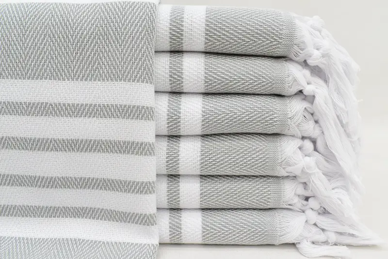 Gift For Him, Bathroom Hand Towel, Turkish Hand Towel, Gift For The Home, Personalized Gift, 40x20 Cotton Zig zag Towel, Personalized Kitchen Towel - 1