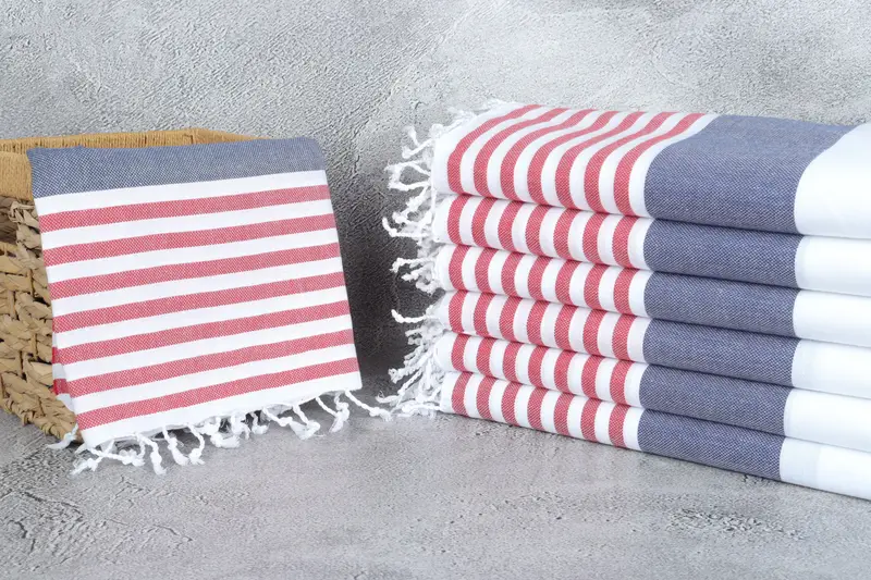 Cotton towel, Baby Boy Gift, Beach Towel Gift, Wedding Gifts Towel, 70x40 Cotton Striped Towel, Florida Bachelorette Party Favors, Spa Towel - 3