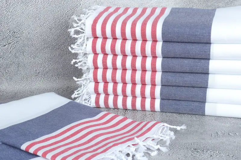 Cotton towel, Baby Boy Gift, Beach Towel Gift, Wedding Gifts Towel, 70x40 Cotton Striped Towel, Florida Bachelorette Party Favors, Spa Towel - 2