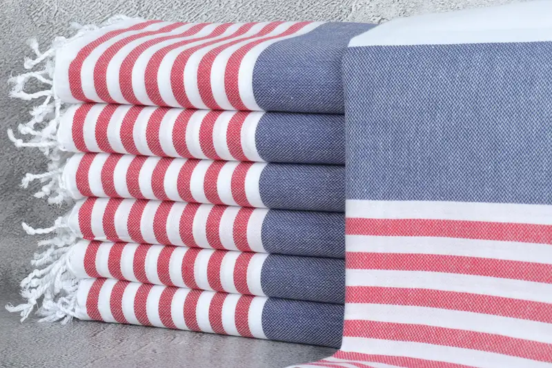 Cotton towel, Baby Boy Gift, Beach Towel Gift, Wedding Gifts Towel, 70x40 Cotton Striped Towel, Florida Bachelorette Party Favors, Spa Towel - 1