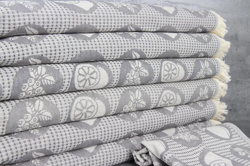 Bachelor Towel, 28x20 Cotton Fruits Patterned Towel, Bathroom Towels, Kitchen Towel, Hand Size Towels, Turkish Tea Towel, Gift For The Home - 3
