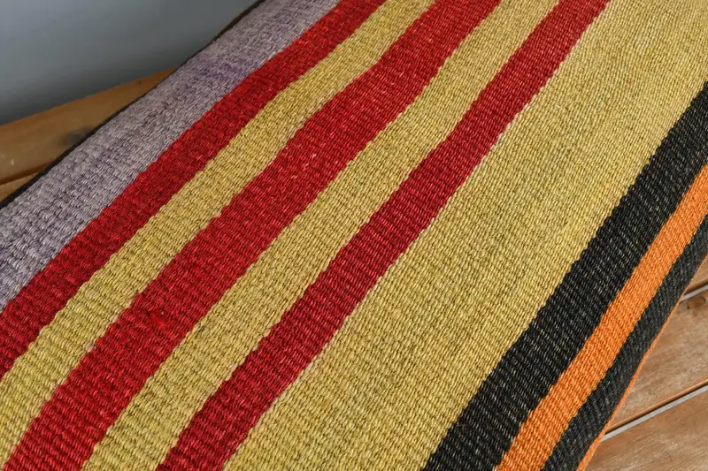 16x24 Red Cushion Case, Gift Pillow, Boho Pillow, Turkish Rugs Cushion, Bright Cushion Cover, Pillow Cover, Vintage Pillow, Southwestern Pillow Case - 4