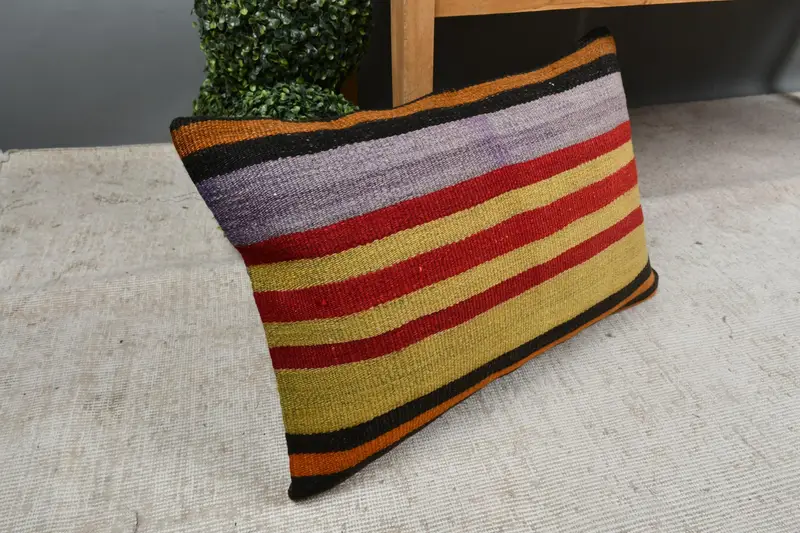 16x24 Red Cushion Case, Gift Pillow, Boho Pillow, Turkish Rugs Cushion, Bright Cushion Cover, Pillow Cover, Vintage Pillow, Southwestern Pillow Case - 7