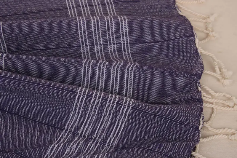 Monogrammed Beach Towel, Beach Bachelorette Party Decorations, Gift For Coworker, Housewarming Gift, Best Beach Towel, 70x40 Cotton Striped Towel - 8