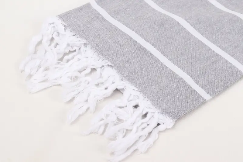 Wedding Gift, Gift Boxes Towel, 70x36 Cotton Striped Towel, Turkish Towel Beach Towel, Travel Towel, Gift For Him, Gym Towel, Cotton towel - 7