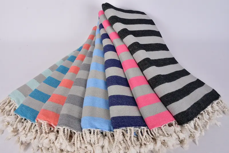 Turkish Towel Personalized, 70x40 Cotton Striped Towel, Bachelorette Party Gift, Bachelorette Gifts, Bridesmaid Favors, Turkish Towel Beach - 4