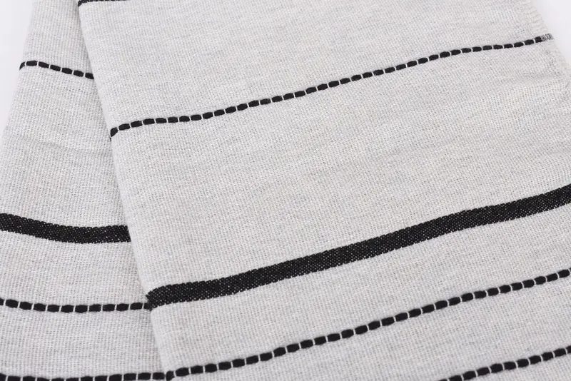 36x18 Cotton Striped Towel, Wedding Day Gift For Bride, Personalized Dish Towel, Monogram Hand Towel, Gym Towel, Bulk Order Towel, Custom Hand Towel - 4