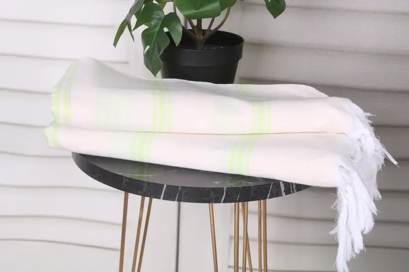 Bridesmaid Gift Towel, Soft towel, Bridesmaid Gift, Custom Wedding Gift From Bridesmaid, Organic Towel, 70x40 Cotton Striped Towel, Memorial Gift - 3