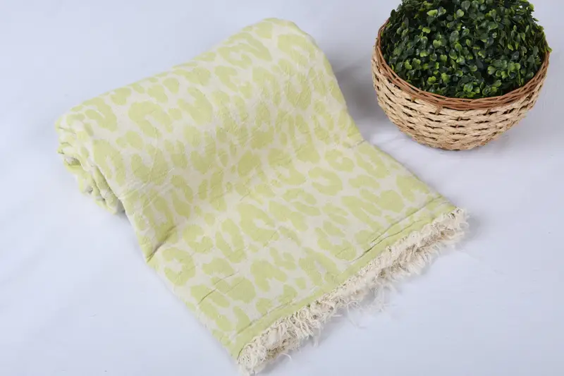 Decorative Blanket, Woven Throw Blanket, Wedding Gift For Bride, 96x80 Cotton Patterned Towel, Boho Throw Blankets, Oversized Beach Towel - 4