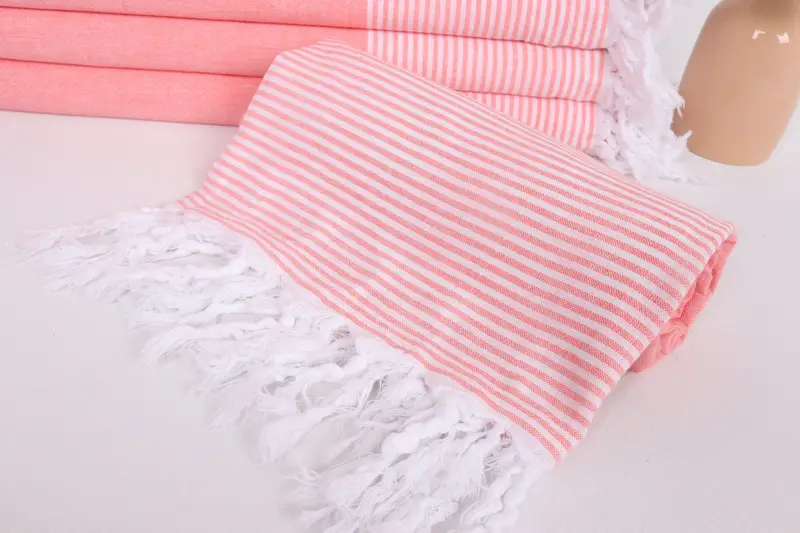 Bachelorette Gifts, Personalized Wedding Gift, Eco-Friendly Turkish Towel, Best Beach Towel, Holiday Towel, 80x36 Cotton Striped Towel, Bridal Gifts - 4