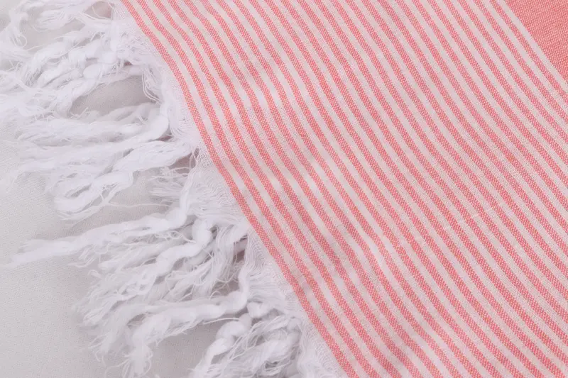 Bachelorette Gifts, Personalized Wedding Gift, Eco-Friendly Turkish Towel, Best Beach Towel, Holiday Towel, 80x36 Cotton Striped Towel, Bridal Gifts - 7