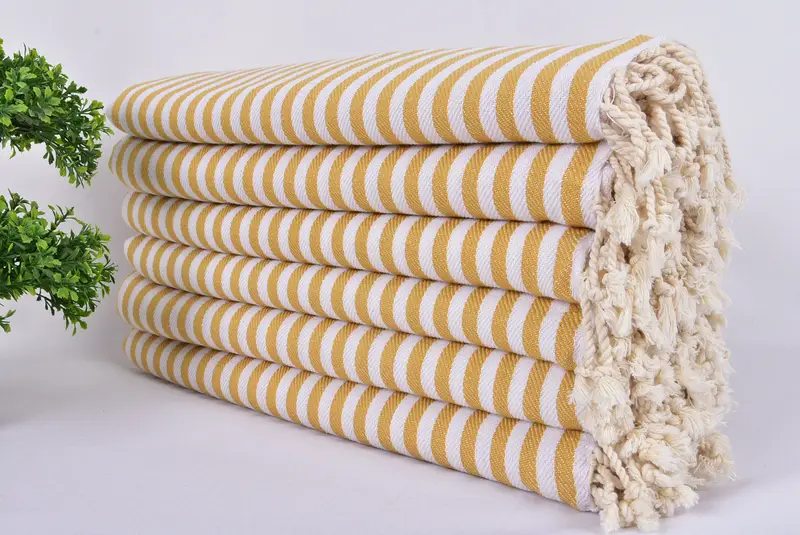 Sand-free towel, Christmas Gift, 70x40 Cotton Striped Towel, Beach towel, Scarf Towel, Gift For Wedding Day, Cute Beach Towel, Quick-dry towel - 3