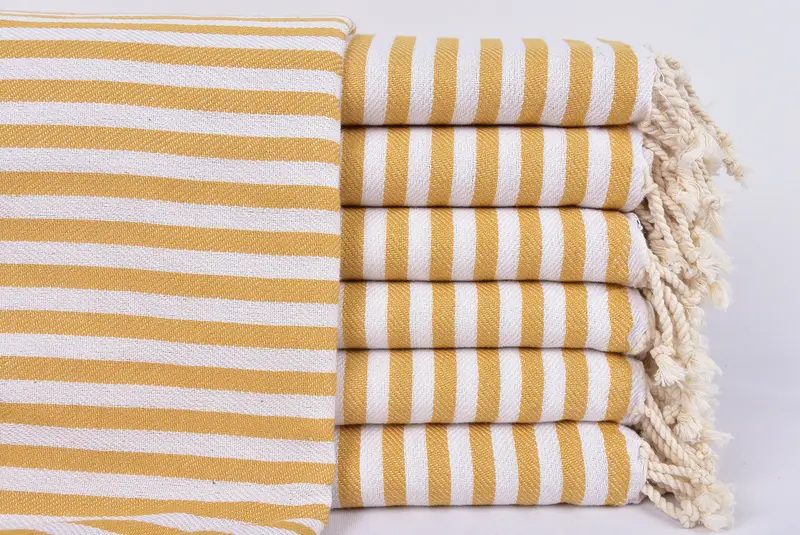 Sand-free towel, Christmas Gift, 70x40 Cotton Striped Towel, Beach towel, Scarf Towel, Gift For Wedding Day, Cute Beach Towel, Quick-dry towel - 1