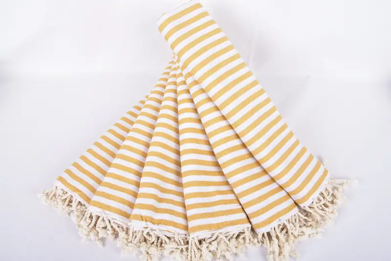 Sand-free towel, Christmas Gift, 70x40 Cotton Striped Towel, Beach towel, Scarf Towel, Gift For Wedding Day, Cute Beach Towel, Quick-dry towel - 4
