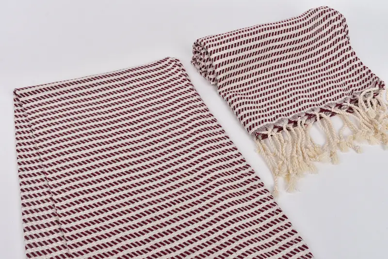 Turkish Towel Hand Towel, Custom Turkish Towel, Bridesmaid Gift, Home Gift, Bathroom Towels, 40x20 Cotton Polka Dot Towel, Turkish Tea Towel - 7