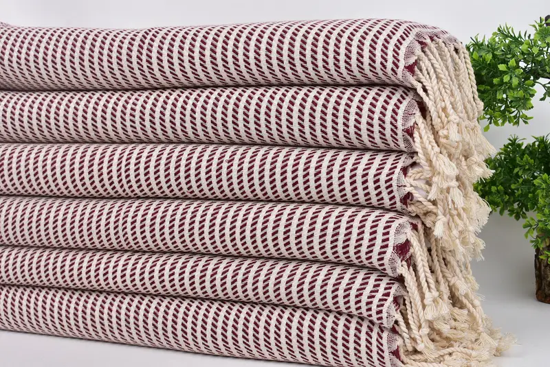 Turkish Towel Hand Towel, Custom Turkish Towel, Bridesmaid Gift, Home Gift, Bathroom Towels, 40x20 Cotton Polka Dot Towel, Turkish Tea Towel - 3