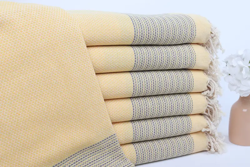 Custom Towel Beach, Housewarming Gift, Absorbent Turkish towel, Gift For Bride, 70x40 Cotton Geometric Towel, Wedding Gifts Towel, Best Friend Gift - 1