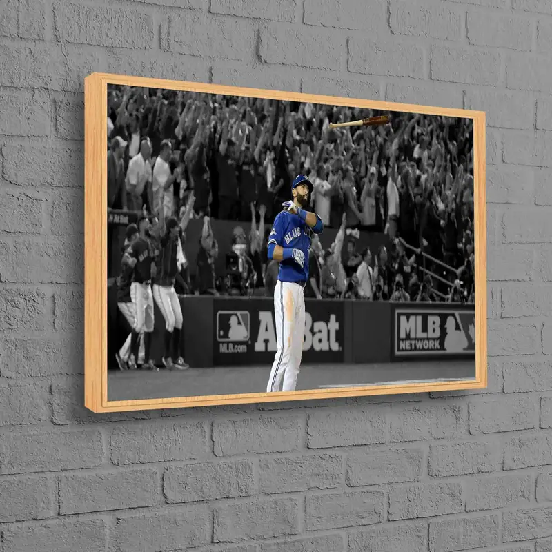 有名なトロント・ブルージェイズの野球選手プリントキャンバスアート