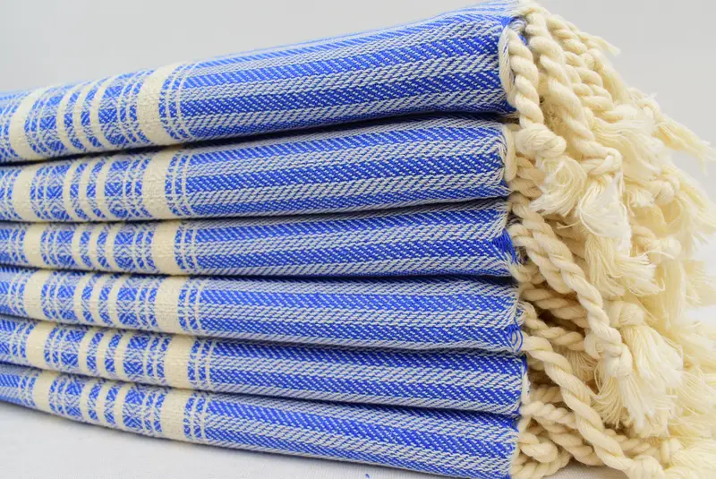 40x18 Cotton Striped Towel, Merry Christmas Gifts, Personalized Kitchen Towel, Personalized Hand Towel, Bridesmaid Gifts, Custom Name Towel - 4