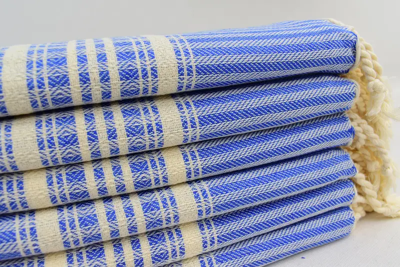 40x18 Cotton Striped Towel, Merry Christmas Gifts, Personalized Kitchen Towel, Personalized Hand Towel, Bridesmaid Gifts, Custom Name Towel - 3