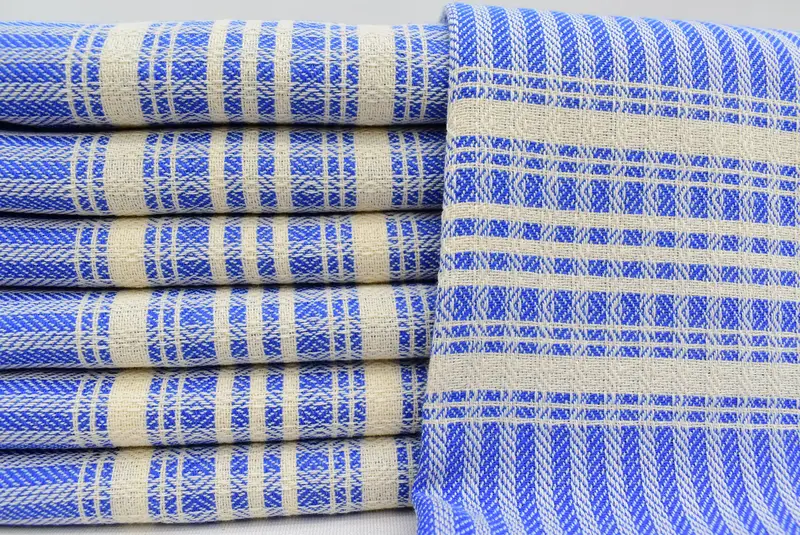 40x18 Cotton Striped Towel, Merry Christmas Gifts, Personalized Kitchen Towel, Personalized Hand Towel, Bridesmaid Gifts, Custom Name Towel - 1