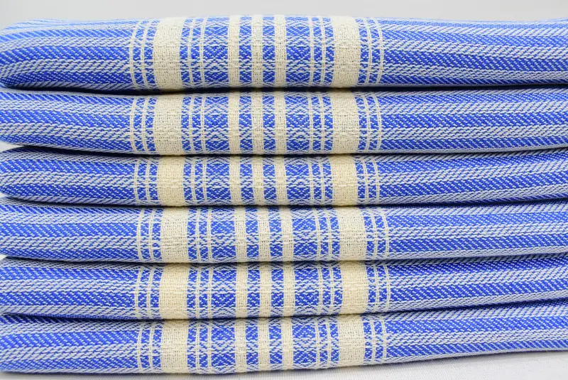 40x18 Cotton Striped Towel, Merry Christmas Gifts, Personalized Kitchen Towel, Personalized Hand Towel, Bridesmaid Gifts, Custom Name Towel - 2