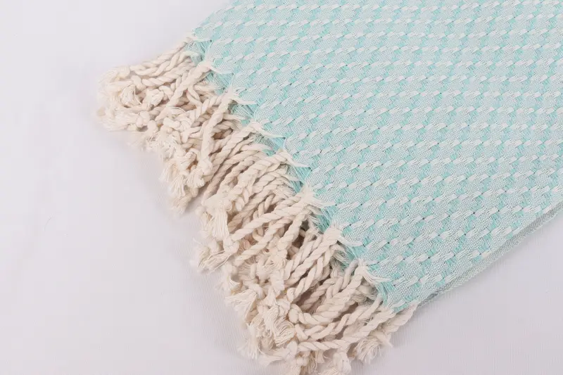 68x40 Cotton Geometric Towel, Mother Of The Groom Gift, Luxury Beach Towel, Turkish bath towel, Travel towel, Wedding Anniversary Gift, Wedding Gift - 7