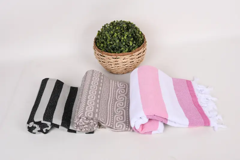 Turkish towel, 70x40 Cotton Set of 8 Towel, Turkish Towel Beach, Scarf Towel, Unique Wedding Gift, Personalized Wedding Gift For Couple, Soft towel - 8