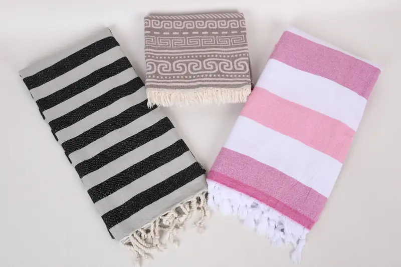 Turkish towel, 70x40 Cotton Set of 8 Towel, Turkish Towel Beach, Scarf Towel, Unique Wedding Gift, Personalized Wedding Gift For Couple, Soft towel - 6