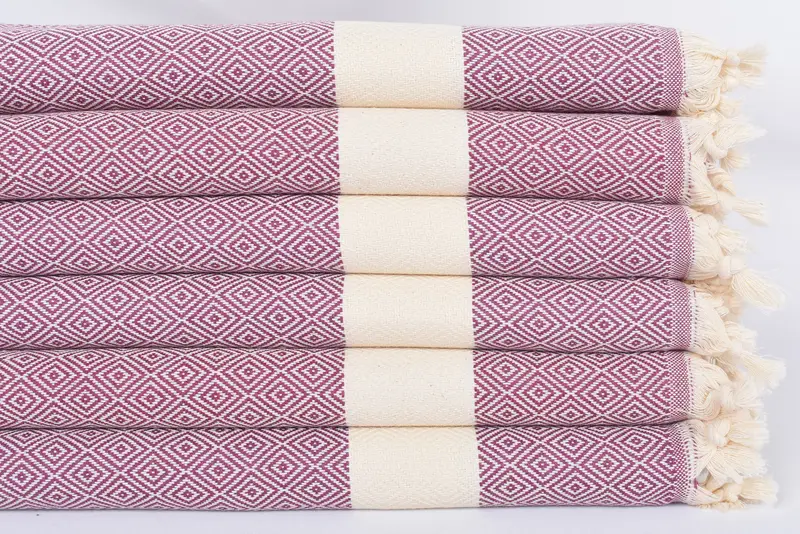 Personalized Gift, Housewarming Gift, Xmas Gifts, 36x20 Cotton Diamond Towel, Monogrammed Hand Towel, Christmas Hand Towel, Personalized Hand Towel - 3