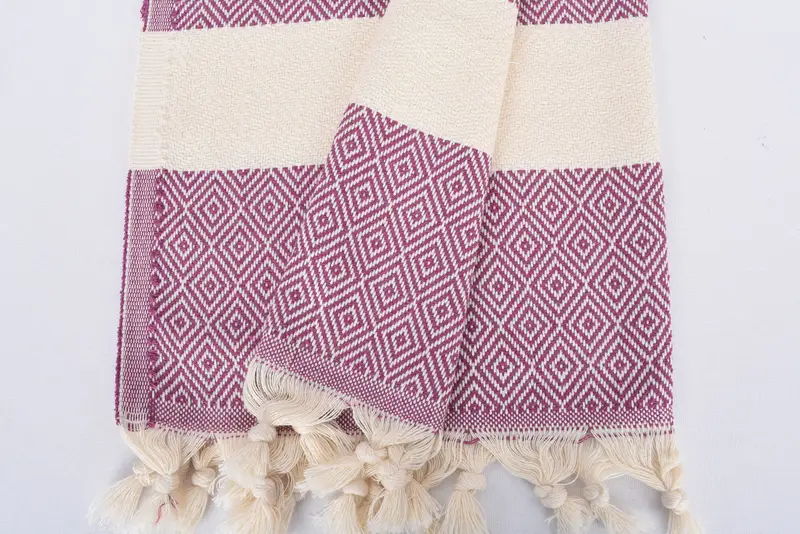 Personalized Gift, Housewarming Gift, Xmas Gifts, 36x20 Cotton Diamond Towel, Monogrammed Hand Towel, Christmas Hand Towel, Personalized Hand Towel - 8