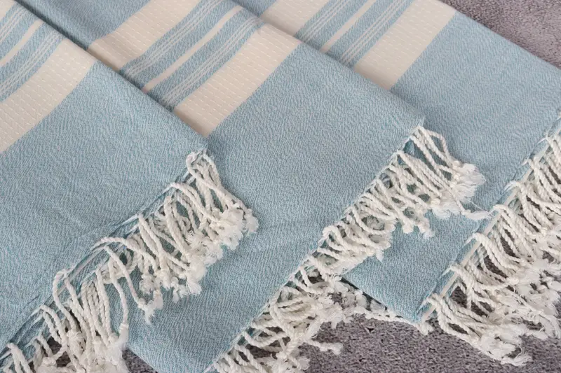 Quick-dry peshtemal, Spa Towel, Monogram Turkish Towel, 60x38 Cotton Striped Towel, Mexico Bachelorette Party Gifts, Gift For Boyfriend, Beach towel - 5