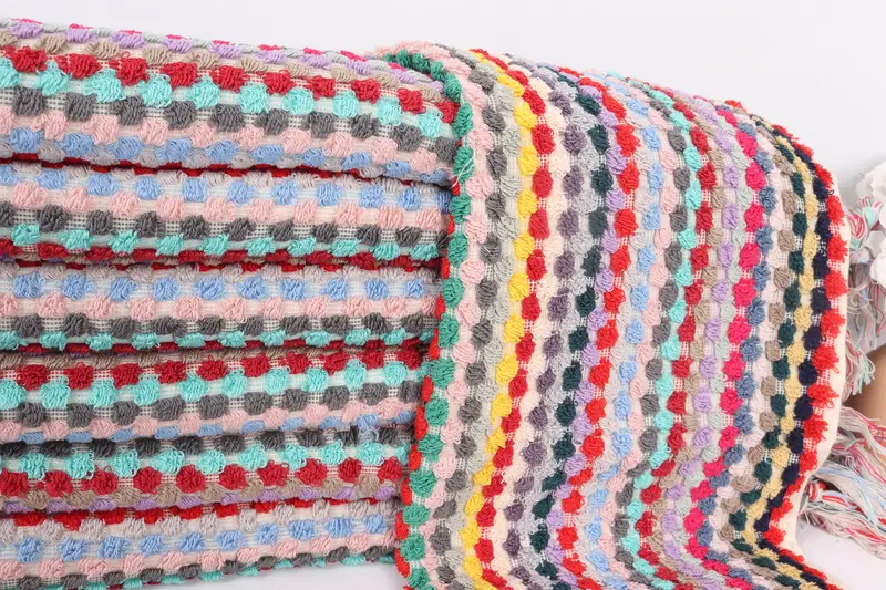 Personalized Hand Towel, Gift For Best Friend, Travel Towel, Bridesmaid Gifts, 40x20 Cotton Pom Pom Towel, Towel With Name, Bathroom Towels - 2
